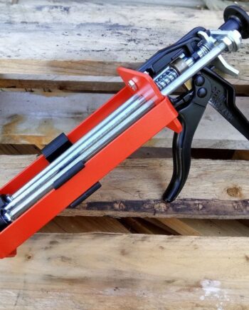 Pistola aplicadora de pegamento bicomponente